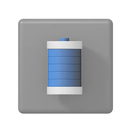 Full Battery  3D Icon