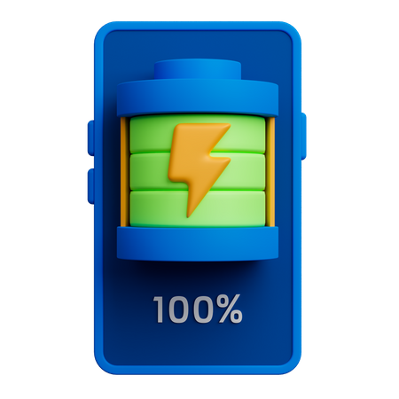 Full Battery  3D Icon