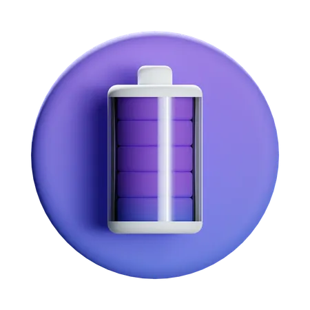 Full Battery  3D Icon