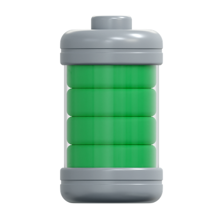 Full Battery  3D Icon