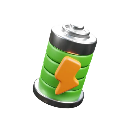 Full Battery  3D Icon