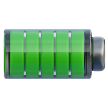 Full Battery  3D Icon