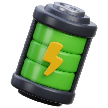 Full Battery  3D Icon