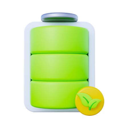 Full Battery  3D Icon