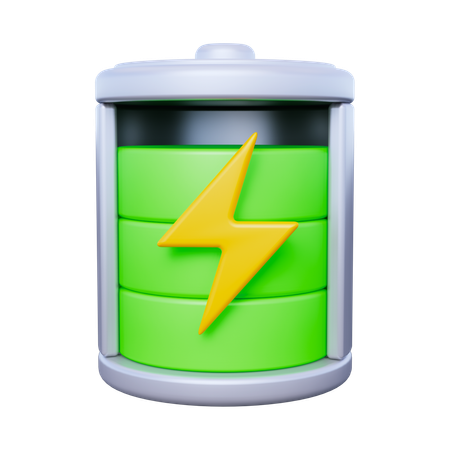 Full Battery  3D Icon