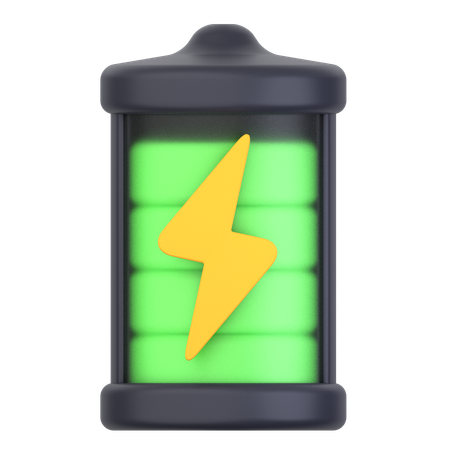 Full Battery  3D Icon