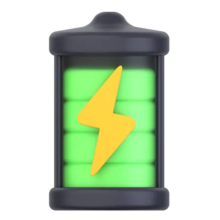 Full Battery  3D Icon