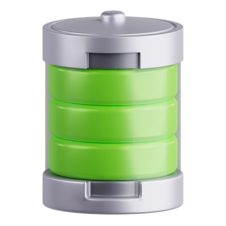 Full Battery  3D Icon