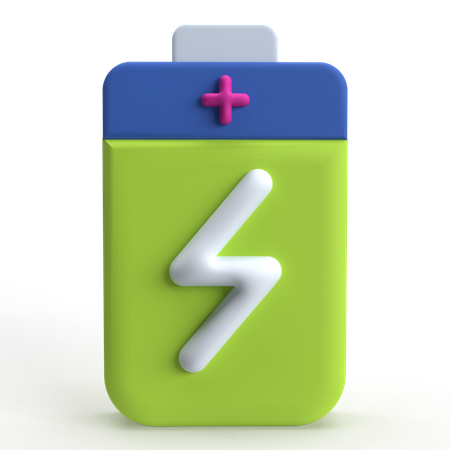 Full Battery  3D Icon