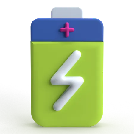 Full Battery  3D Icon