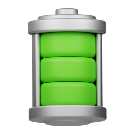 Full Battery  3D Icon