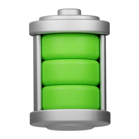 Full Battery  3D Icon