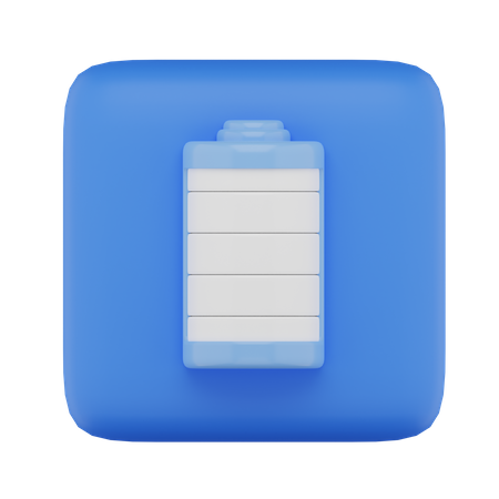 Full Battery  3D Icon