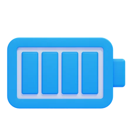 Full Battery  3D Icon