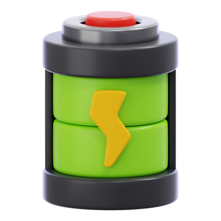 Full Battery  3D Icon