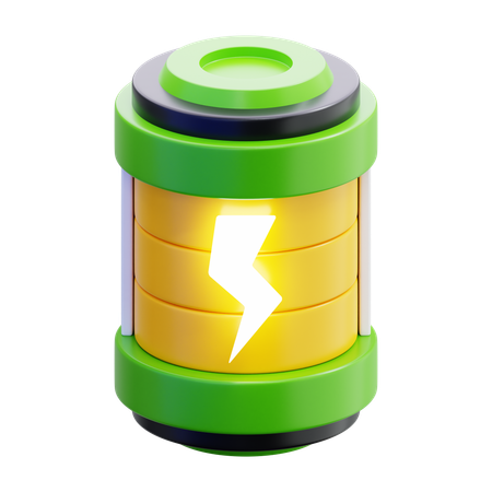 Full Battery  3D Icon