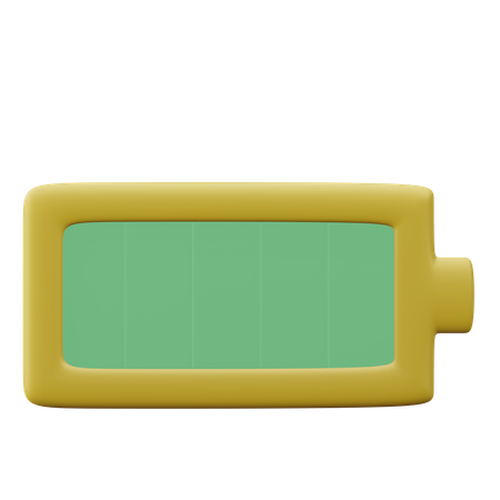 Full Battery  3D Icon