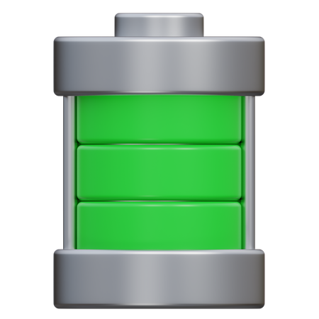 Full Battery  3D Icon