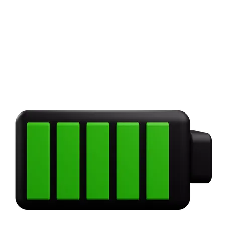 Full Battery  3D Icon