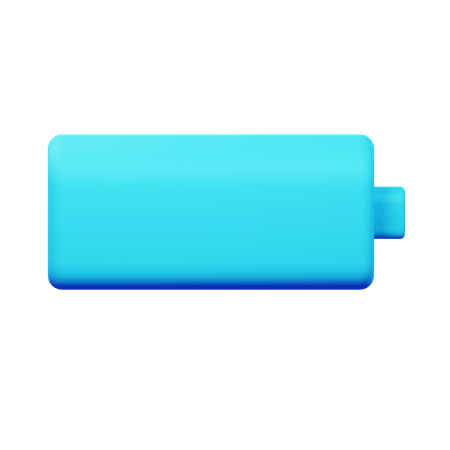 Full Battery  3D Icon