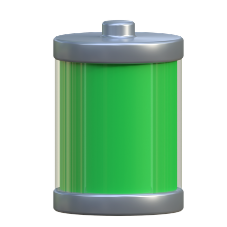 Full Battery  3D Icon