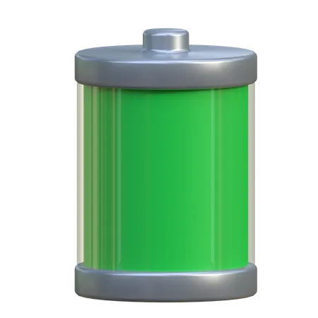 Full Battery  3D Icon