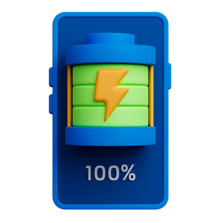 Full Battery  3D Icon