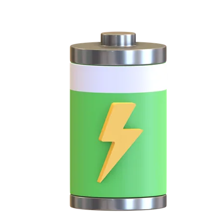 Full battery  3D Illustration