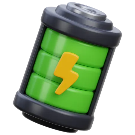 Full Battery  3D Icon