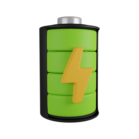 Full Charge Battery  3D Icon