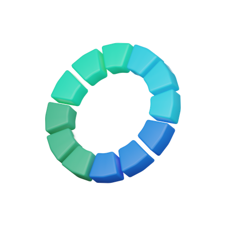 Full Circle Loading  3D Icon