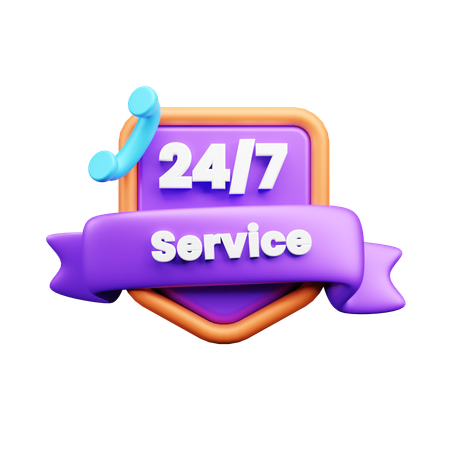 Full Day Service  3D Icon