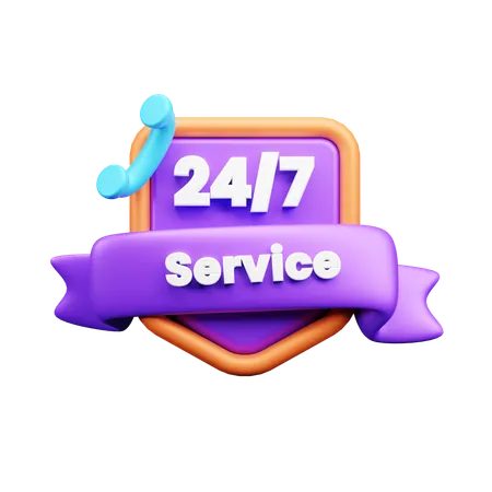Full Day Service  3D Icon