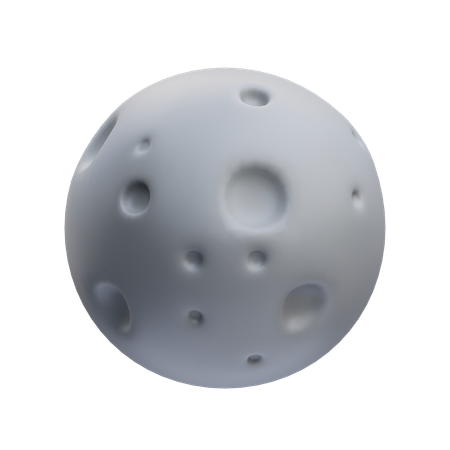 Full Moon  3D Icon