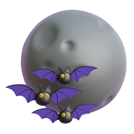 Full Moon  3D Icon