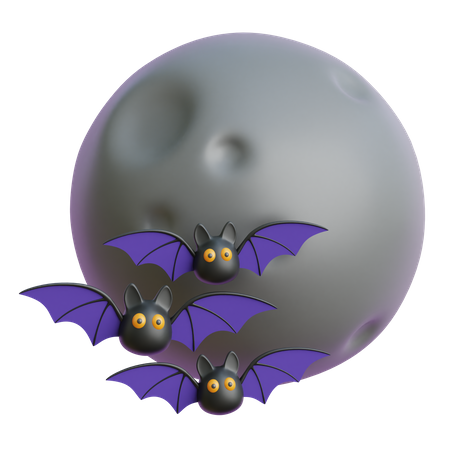 Full Moon  3D Icon