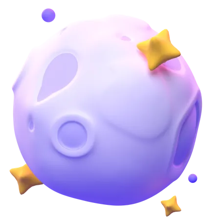 Full Moon  3D Icon