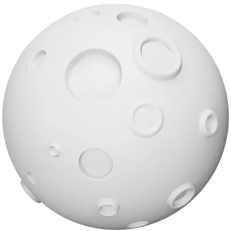 Full Moon  3D Icon