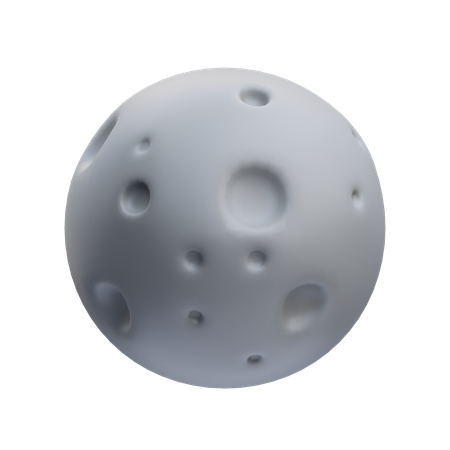 Full Moon  3D Icon