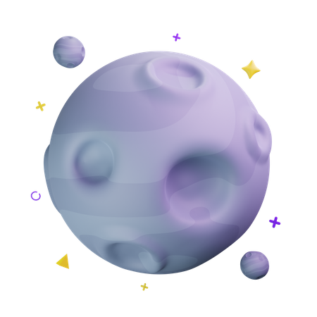 Full Moon  3D Icon