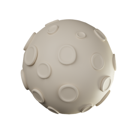 Full Moon  3D Icon