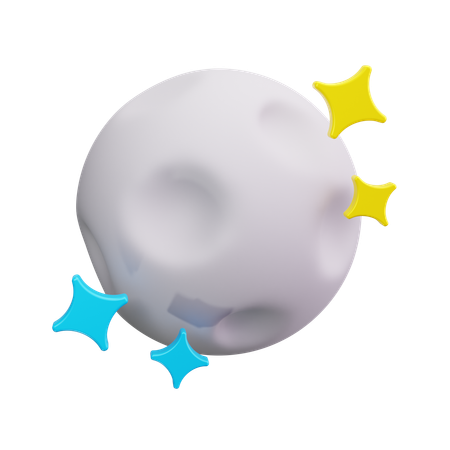 Full Moon  3D Icon