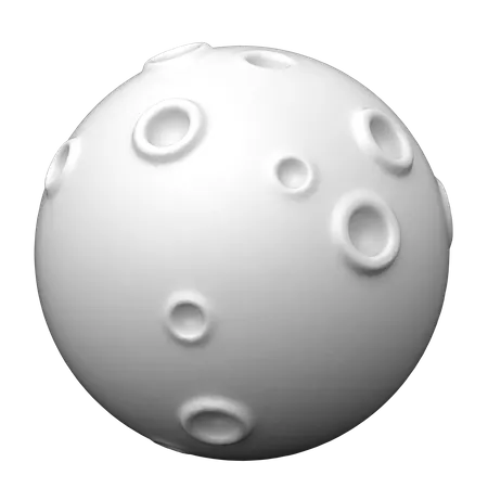 Full Moon  3D Icon