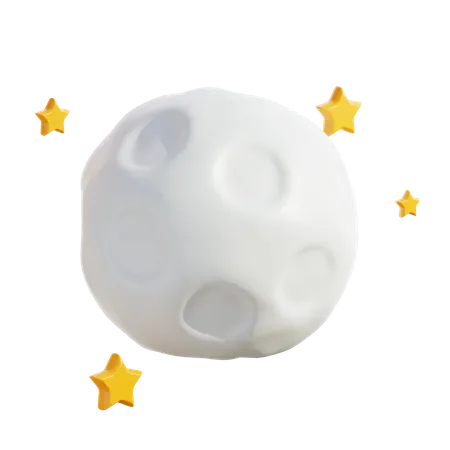 Full Moon  3D Icon