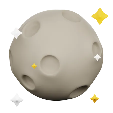 Full Moon  3D Icon