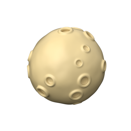 Full Moon  3D Icon
