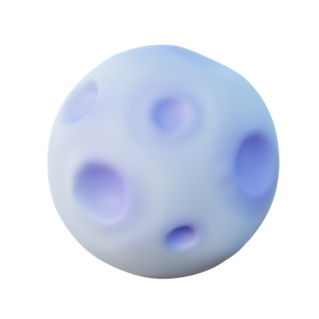 Full Moon  3D Icon