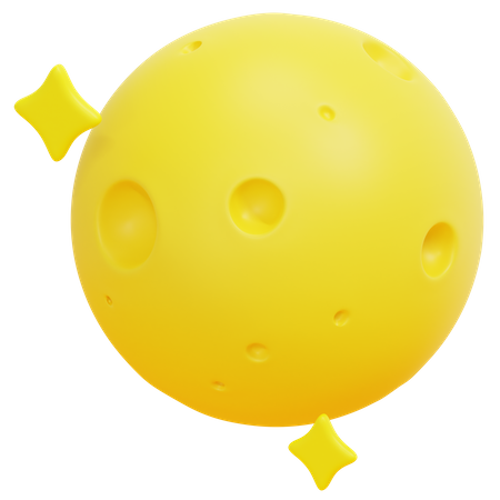 Full Moon  3D Icon