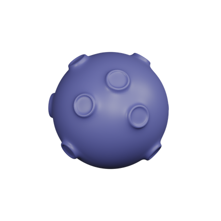 Full Moon  3D Icon