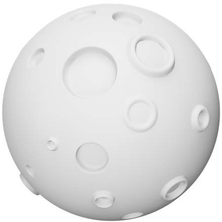 Full Moon 3D Icon